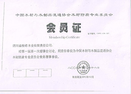 常務(wù)理事單位會員證